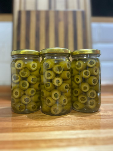 Aceitunas Verdes Rellenas Alcaparras - Hilal (la Rioja) 200g
