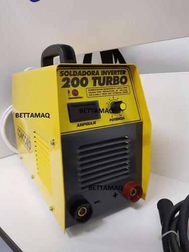Soldadora Inverter Turbo 200 Concord Electrodo 7000w 2-4mm