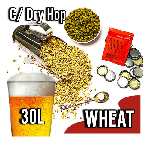 Kit Insumos Receita Cerveja Artesanal American Wheat 30l Dh
