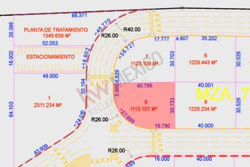 Terreno En Venta De 1,113 M² Dentro Del Parque Industrial Polígono Empresarial Buenavista A Sol...