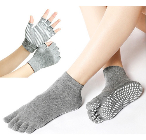 Calcetines Y Guantes Para Yoga Antideslizantes 2juegos