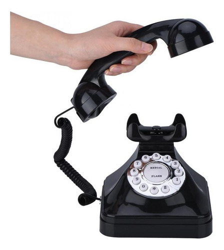 Casa Muebles Retro Teléfono Fijo Vintage Teléfono