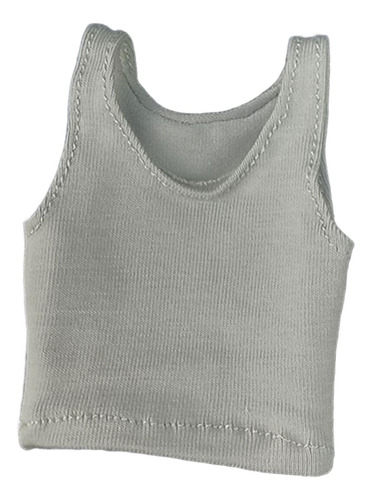 Disfraz De Chaleco Femenino 1/6, Ropa De Muñeca Gris Claro