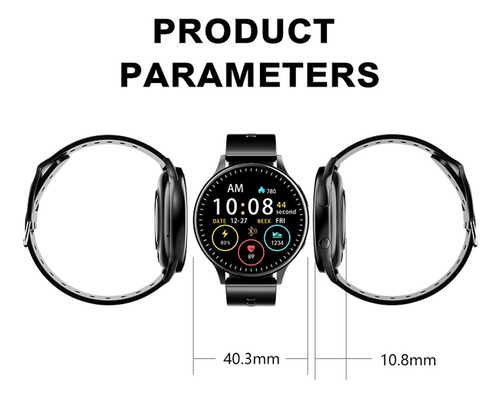 Reloj Inteligente Gen6 - Unisex - Resistente Agua Ip68