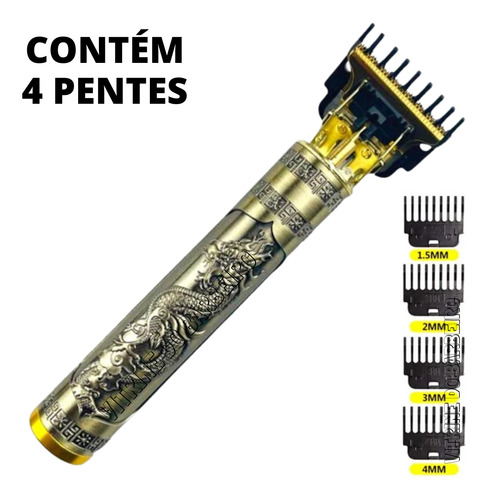 Máquina De Acabamento Cabelo Barba S/fio Bivolt Frete Grátis