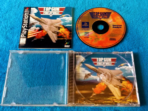 Top Gun : Fire At Will - Ps1 - Playstation 1 (Usado)