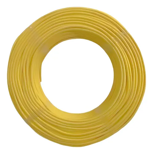 Cabo Flex 2,5mm 100m Unipolar Amarelo Alucobre PVC 750V