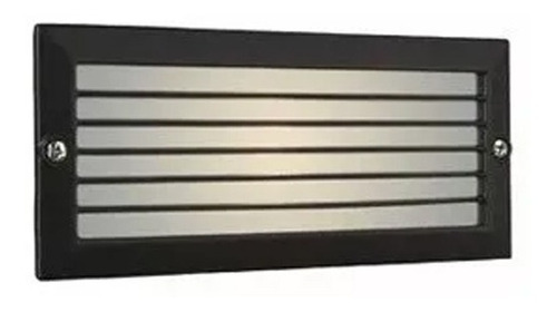 Spot Embutir Rectangular Pared Negro Lampara Led 10w