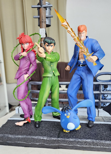 Action Figure Yu Yu Hakusho Kurama Hiei Yusuke Kuwabara Piu