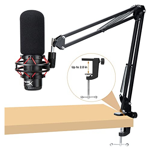 Soporte De Brazo Giratorio Hyperx Quadcast Micrófono H...