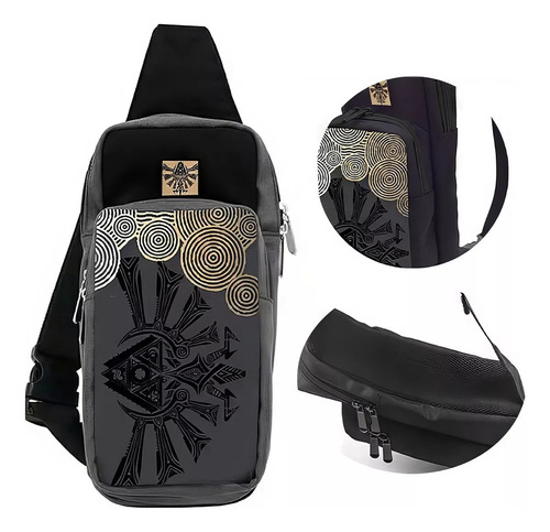 Kit Mochila Nintendo Switch 2 Protect Zelda Audífonos Plus Rosa Oro