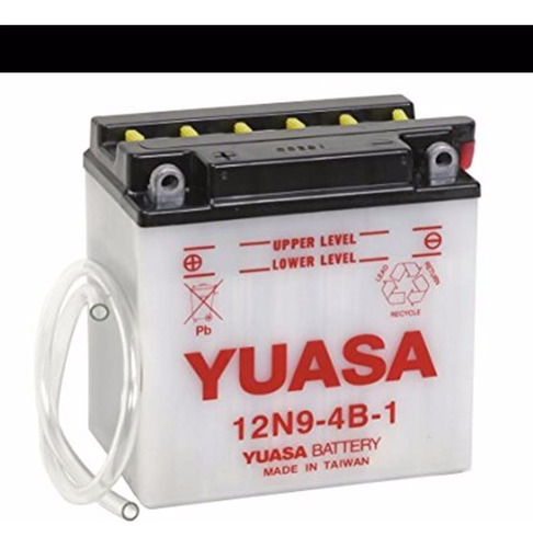 Bateria De Moto Yuasa 12n9-4b-1. Incluye El Fluido!