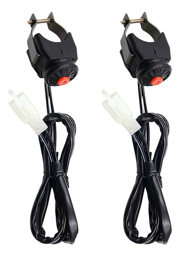 2 Pcs 7/8 Scooter Atv Bocina De Motocicleta Encendido
