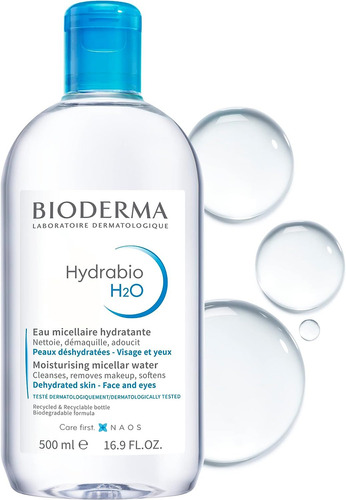 Bioderma Agua Micelar Hydrabio H2o De 500ml Piel Seca