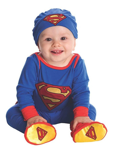 Rubie Superman Onesie Disfraz De Bebé.