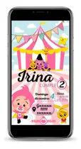 Comprar Invitación Digital Plim Plim Invitación De Cumpleaños