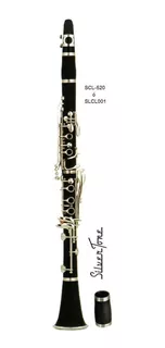 Clarinete Silvertone Sib Negro Slcl001