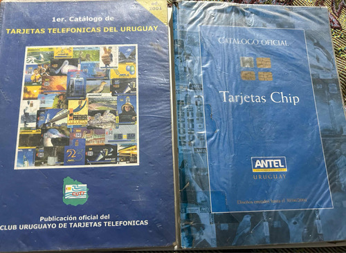 2 Catálogos De Tarjetas Telefónicas De Uruguay