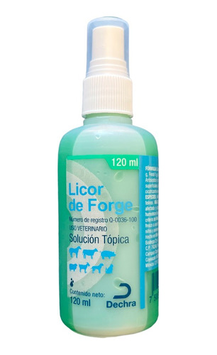 Licor De Forge Spray Cicatrizante Heridas Para Perros 120 Ml