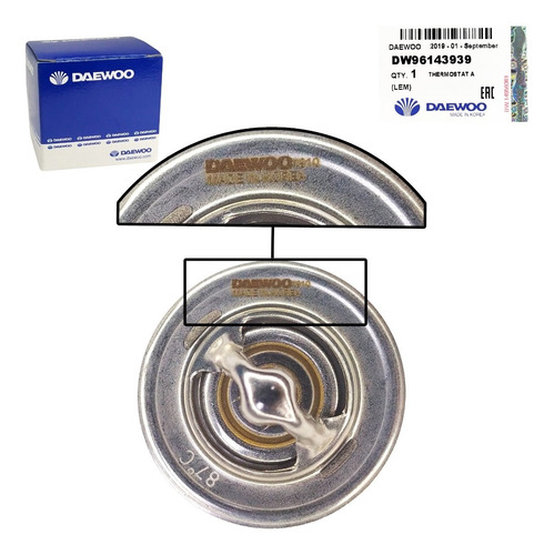 Imagen 5 de 7 de Termostaro Aveo 2005 2006 2007 Clasico Lt Ls Speed Original