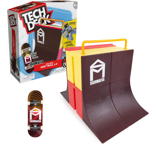 Tech Deck Vert Wall 20: Parque Modular X-connect Para Trucos
