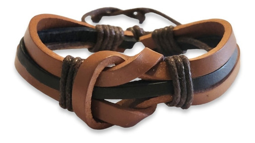 Imagen 3 de 5 de Pulsera De Cuero Hombre Mujer Elegante Moda 2020 Oferta