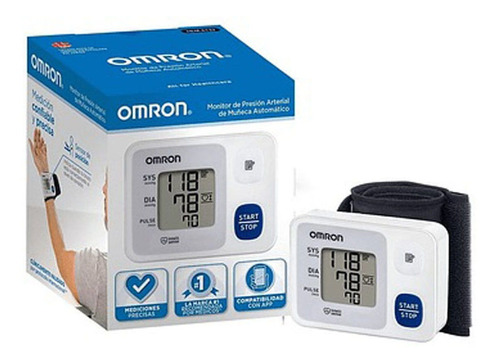 Imagen 1 de 1 de Tensiómetro Muñeca Omron Control Automático 60 Memorias
