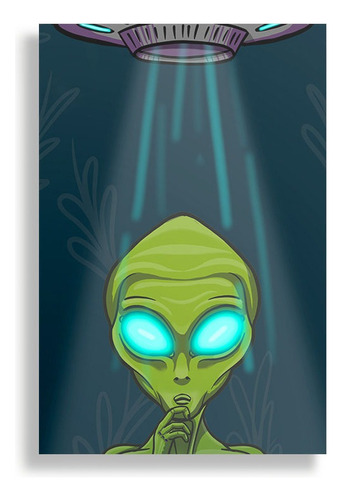 Cuadro Decorativo Aluminio 20x30 - Alien