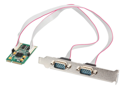 Puerto Serie Pci Express De Tamaño Medio Pcie A Rs232 2 Db9