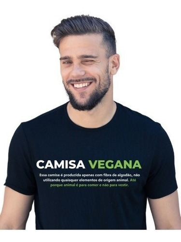 Camiseta Engraçada Churrasco Meme Vegano Masculina Presente