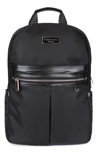 Mochila Con Porta Notebook Turin Negra Kenneth Cole