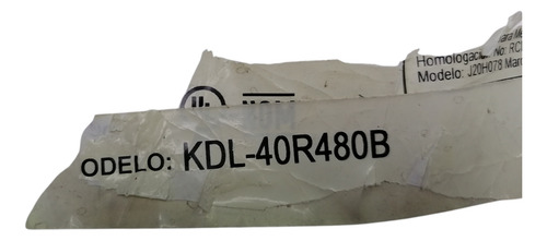Bocinas Para Tv Sony Kdl-40r480b (Usado)
