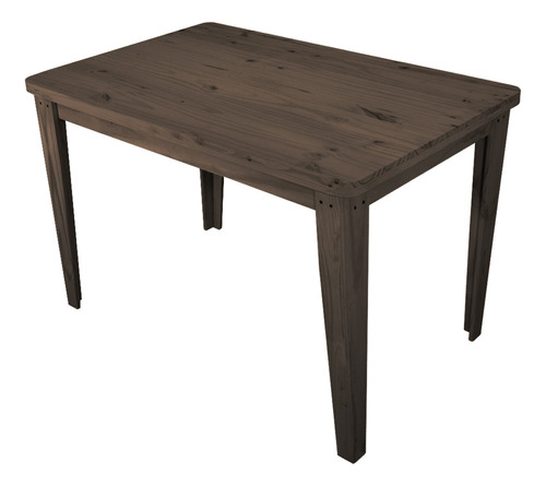 Mesa Madera Sala Comedor Cocina Maciza Pata L Moderna 120x80