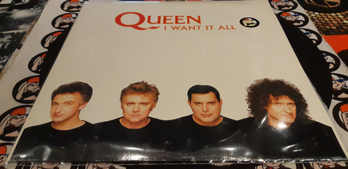 Queen I Want It All Vinilo Maxi Holland 1989 Muy Bueno