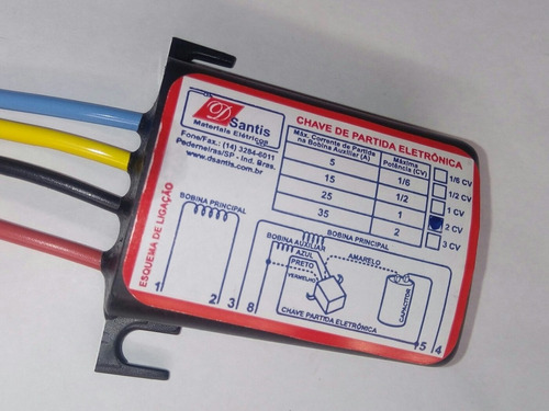 Chave Partida Eletronica 2cv Dsantis