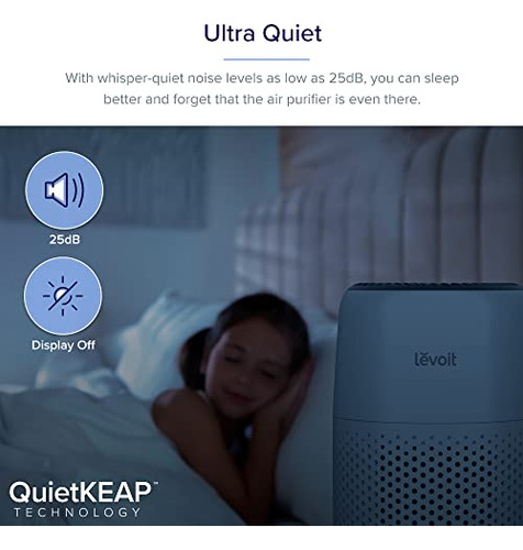 Purificador De Aire Portatil Y Silencioso Para Dormitorio