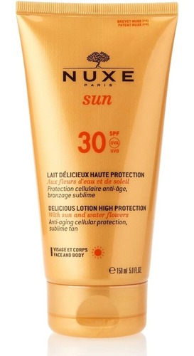 Nuxe Sun Leche Facial Y Corporal 150 Ml Spf 30