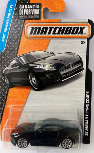 Matchbox 15 Jaguar F-type Coupé Negro 