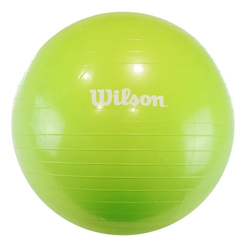 Pelota Pilates Wilson 65cm Verde Con Inflador