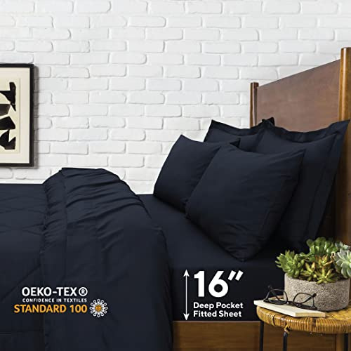 Juego De Edredón Tamaño King Con Sábanas Enviohome Bed In A