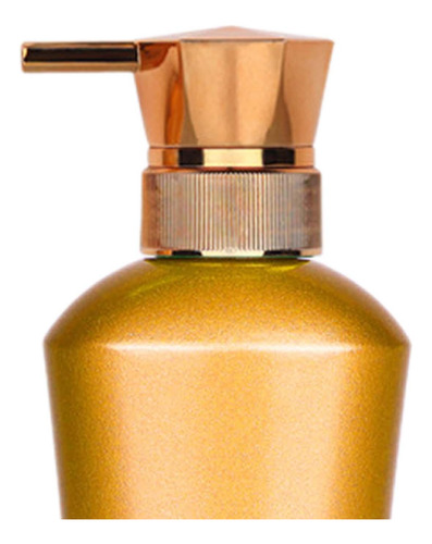 Dispensador De Loción, Botella, Jabón De Hexágono De Oro