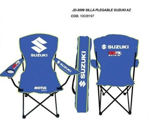 Silla Plegable Azul Suzuki