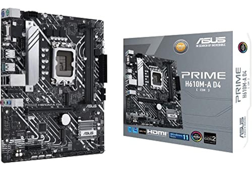 Asus Prime H610m-a D4-csm Lga 1700(intel 12th Gen) Micro-atx