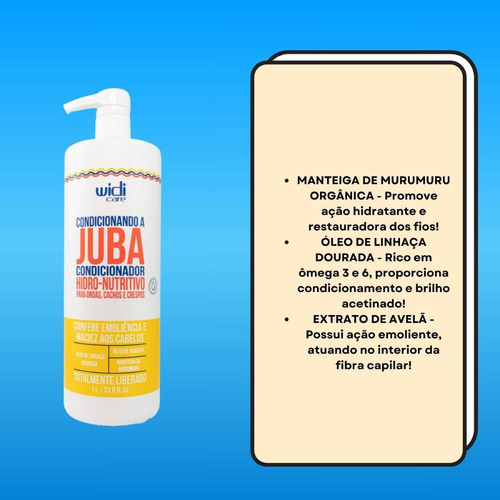 Widi Care Condicionando A Juba Condicionandor 1l