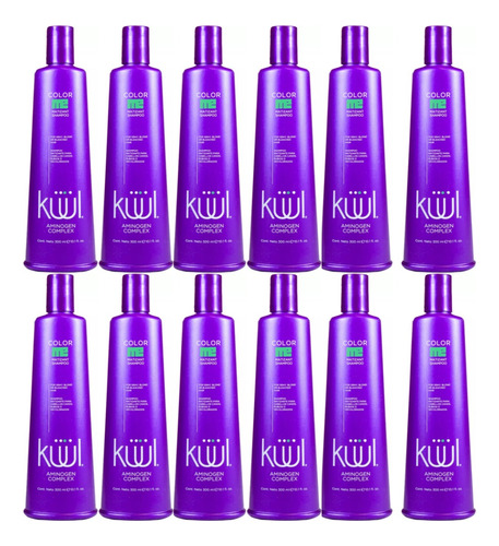 24 Shampoo Matizador Kuul Color Me Cabello Rubio 300ml Mayor