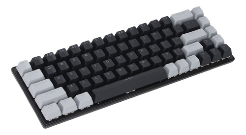 Teclado Mecánico Cableado 60% Rgb Azul 68 Teclas Gaming Para