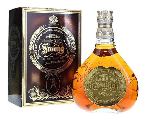 Imagen 1 de 6 de Whisky Johnnie Walker Swing ´1980´ 750ml En Estuche