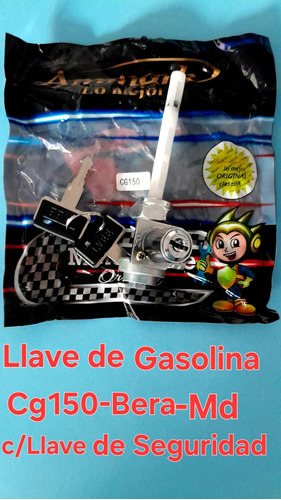 Llave De Paso De Gasolina Con Cerradura Cg150