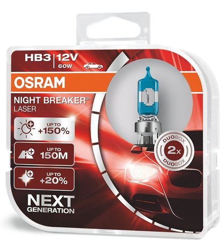 Lamparas Osram Hb3 Night Breaker Laser 9005 Mas Iluminacion