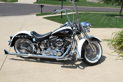 Imagen 6 de 8 de Manillar Cuelgamonos 18 Pulgadas 1.25'' Harley Dyna Softail
